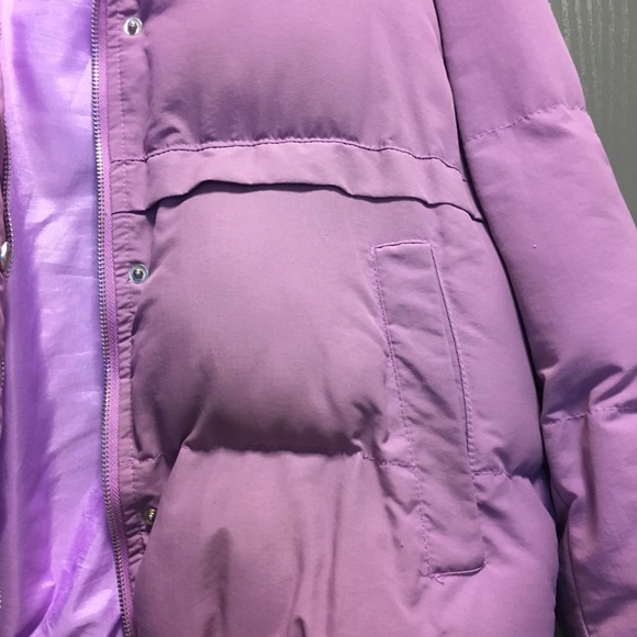 Korean Lavender puffer jacket Bomber - One Size - Picture 3 of 5